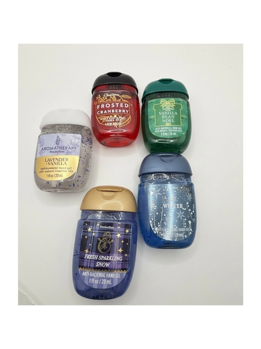 Bath & Body Works Hand Sanitizer 5 Pack Winter Scents